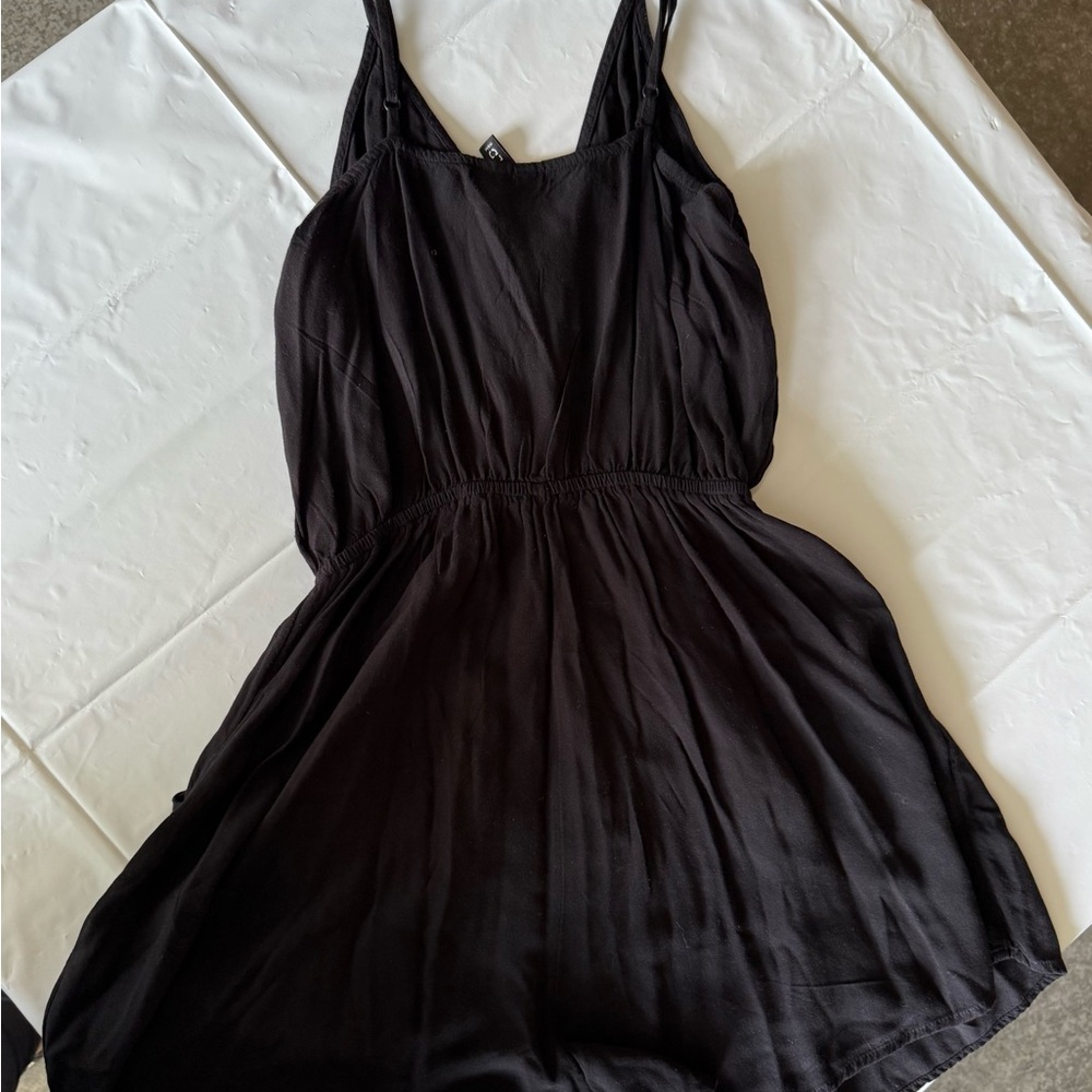 Black Sleeveless Shorts Romper